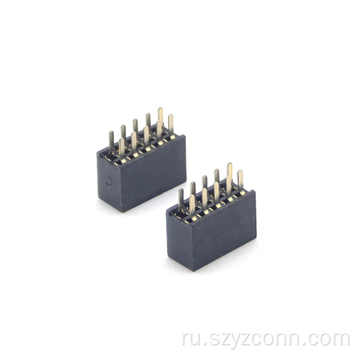 Гнездовой разъем 1,27 мм, прямой 10P